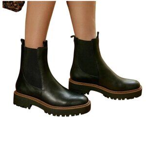 Sam Edelman Laguna Chelsea Boot Waterproof Black Size 9M